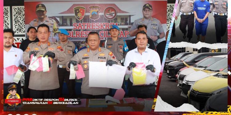 Aduh, Warga Kebasen Gelapkan Puluhan Mobil Rental, Sekarang Meringkuk di Tahanan Polisi