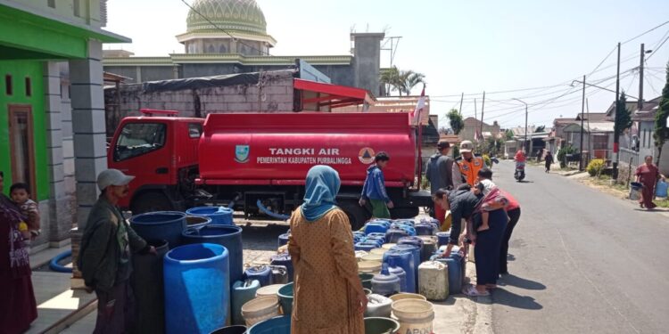 Pemkab Purbalingga Distribusikan 759.000 Liter Air Bersih Ke Sejumlah Wilayah Terdampak Kekeringan