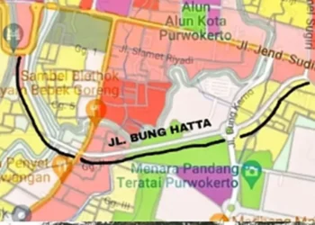Jalan Tembus Bung Hatta Akan Dibangun Diatas Bekas Jalur KA Purwokerto-Purwokerto Timur