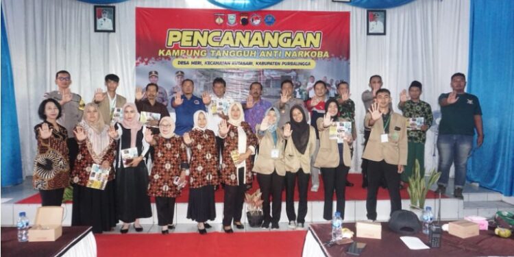 Polres Purbalingga Canangkan Kampung Tangguh Anti Narkoba di Desa Meri