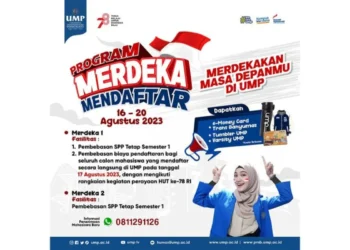 Luncurkan Program Merdeka Mendaftar, UMP bebaskan SPP hingga jutaan rupiah